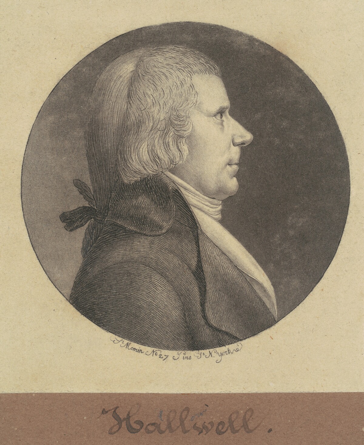 Hallwell by Charles B. J. Févret de Saint-Mémin