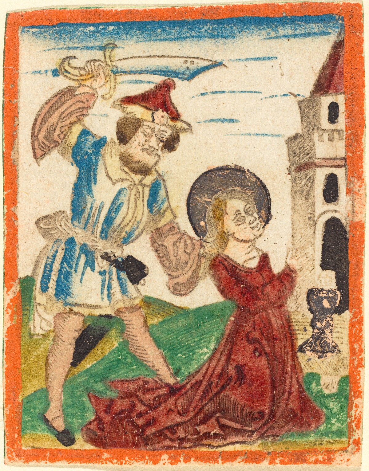 The Martyrdom of Saint Barbara by German 15th Century