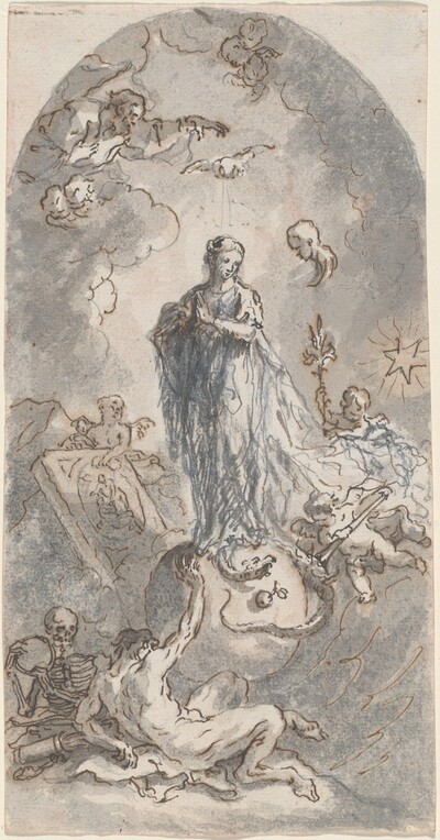 The Virgin of the Immaculate Conception (recto)