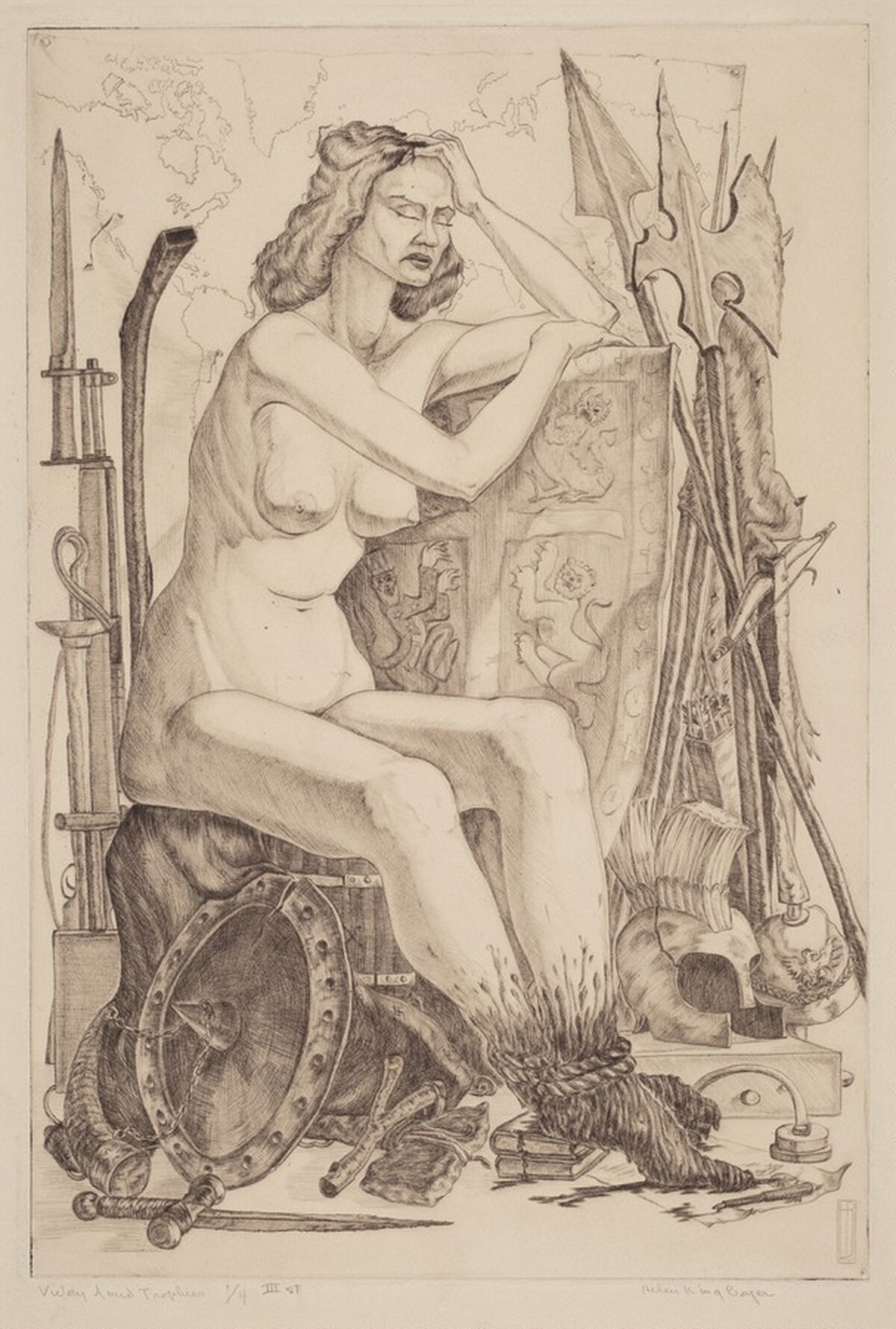 Victory Amid Trophies by Helen King Boyer