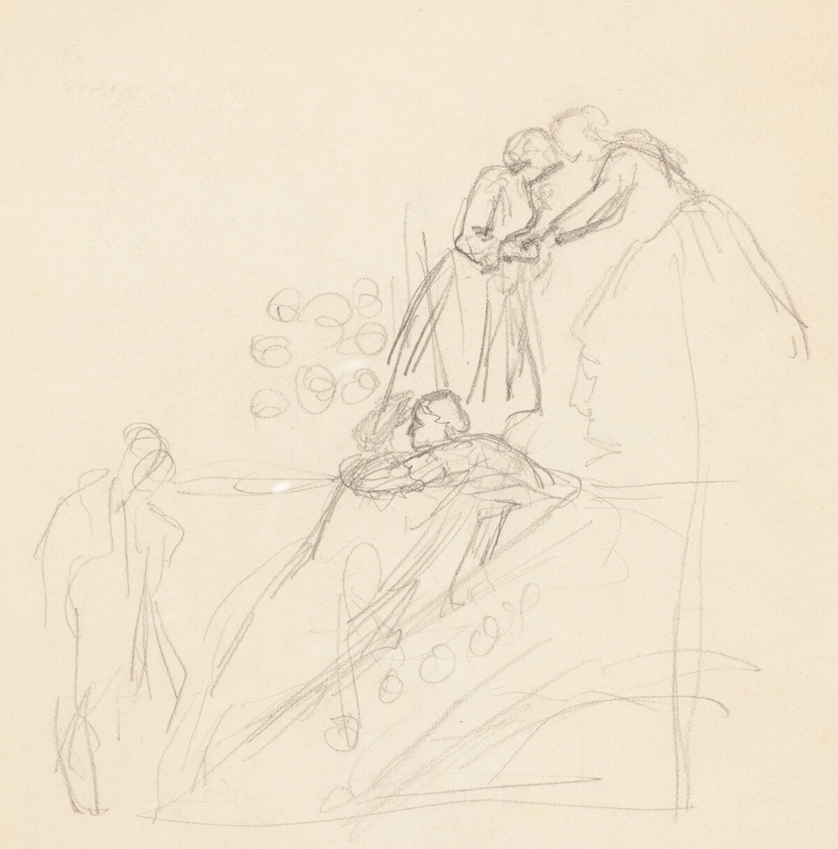 Figure Studies [verso] by Valentine Cameron Prinsep