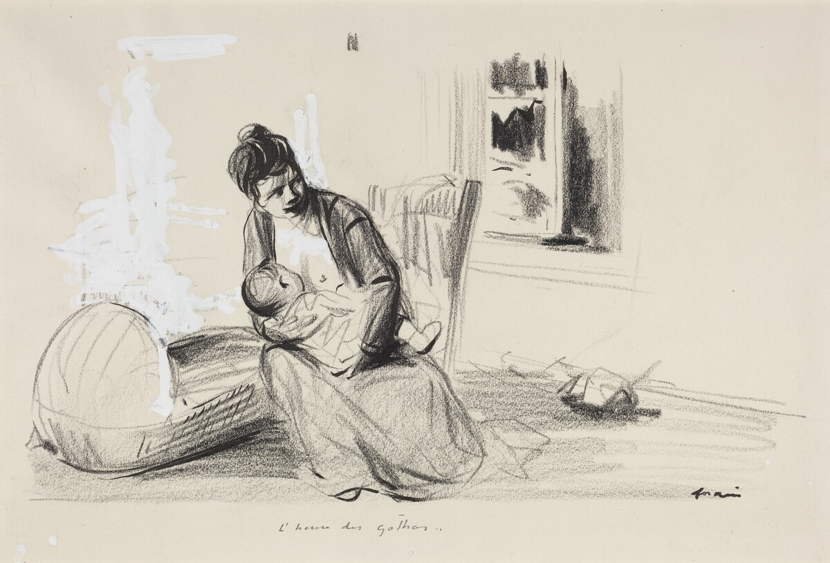 L'heure des gothas by Jean-Louis Forain