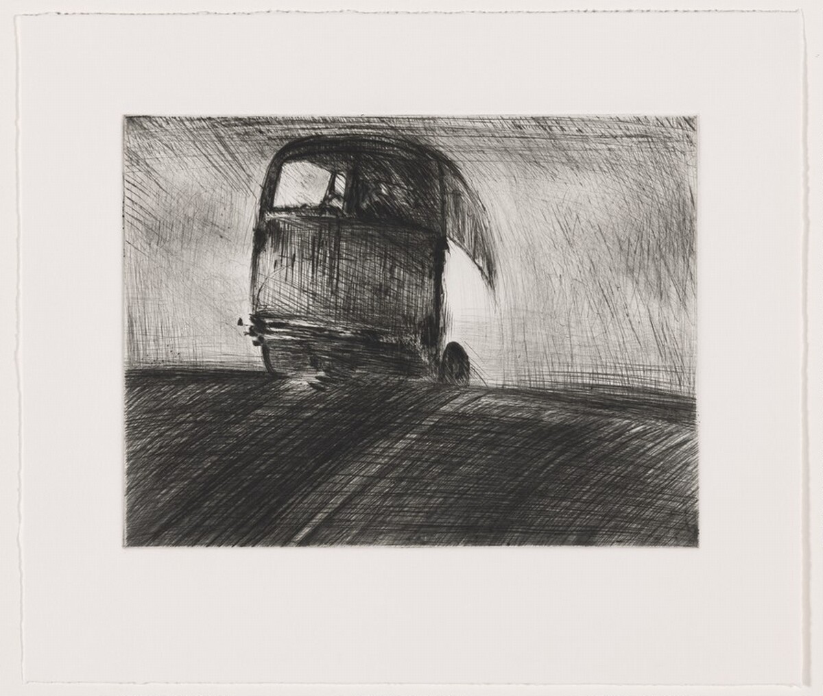 Van [working proof 17] by Wayne Thiebaud