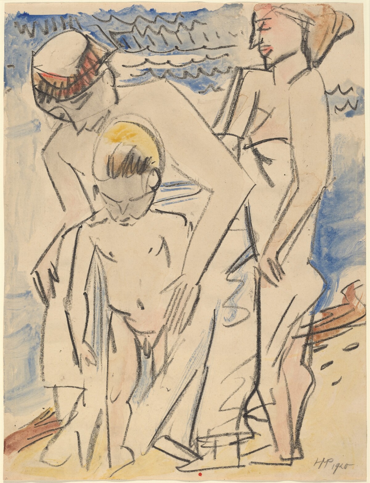 Bathers by Max Pechstein