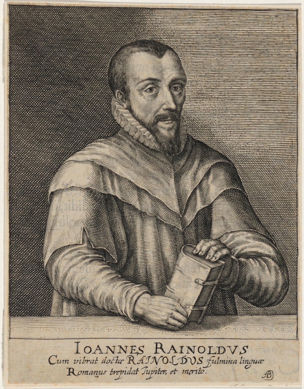 John Rainolds, President of Corpus College Osford, and Dean of Lincoln by Willem de Passe and Magdalena de Passe