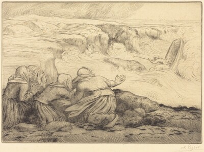 Small Boat in Peril (Barque en peril)