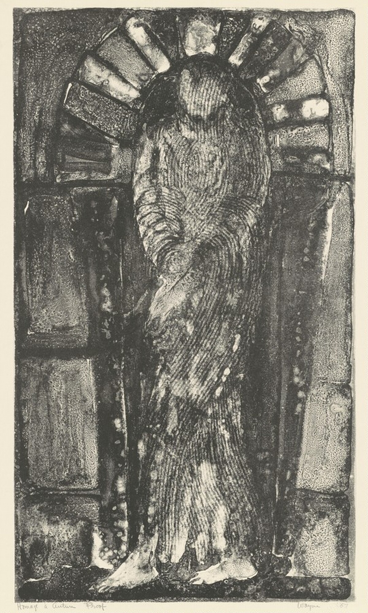 Homage à Autun by June Wayne