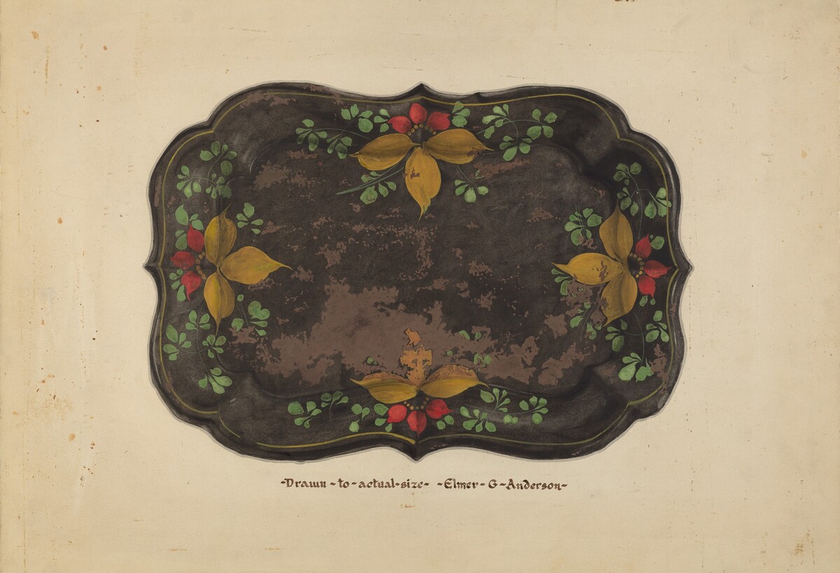 Fruit Tray by Elmer G. Anderson