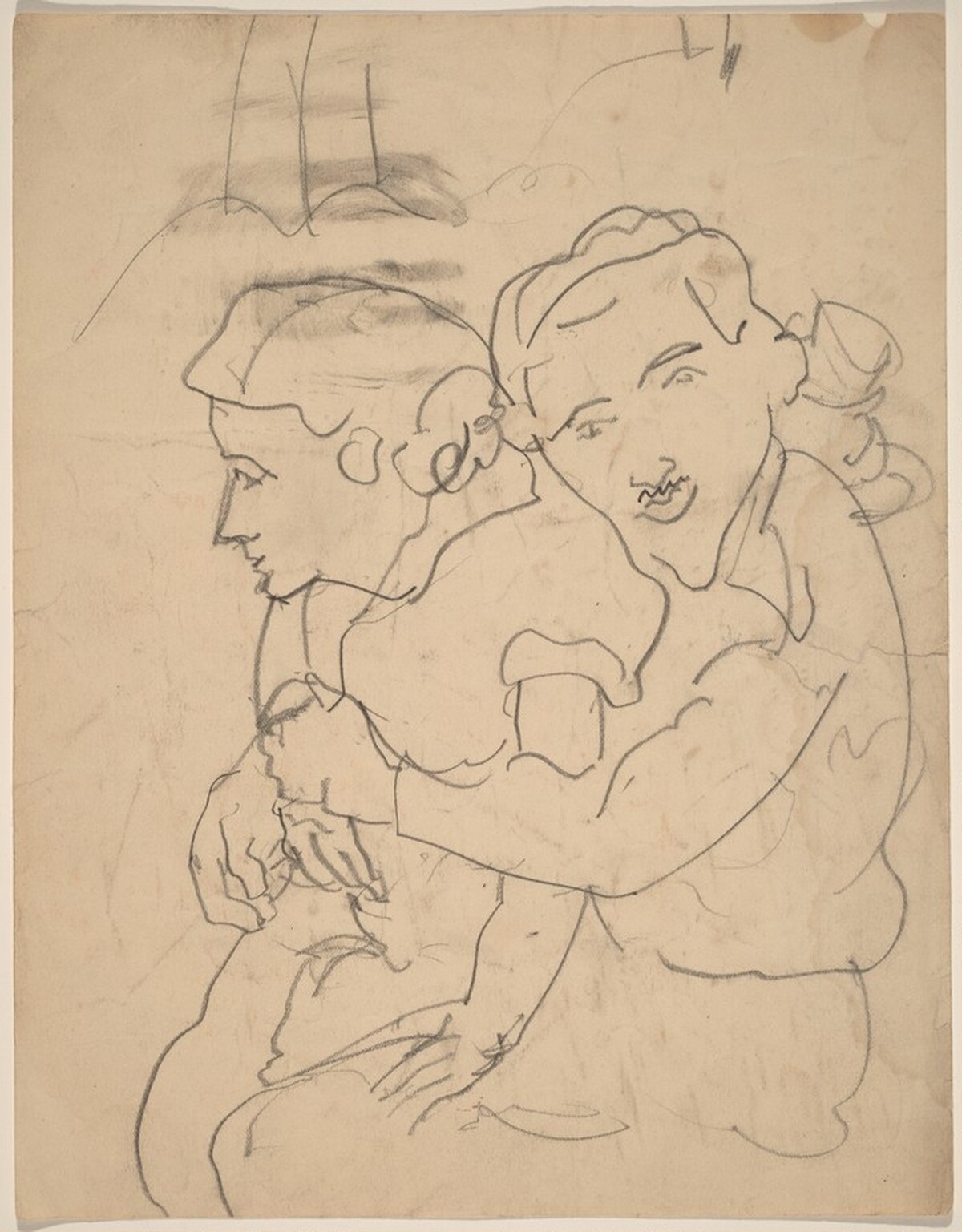 Seated Man and Woman by Mark Rothko