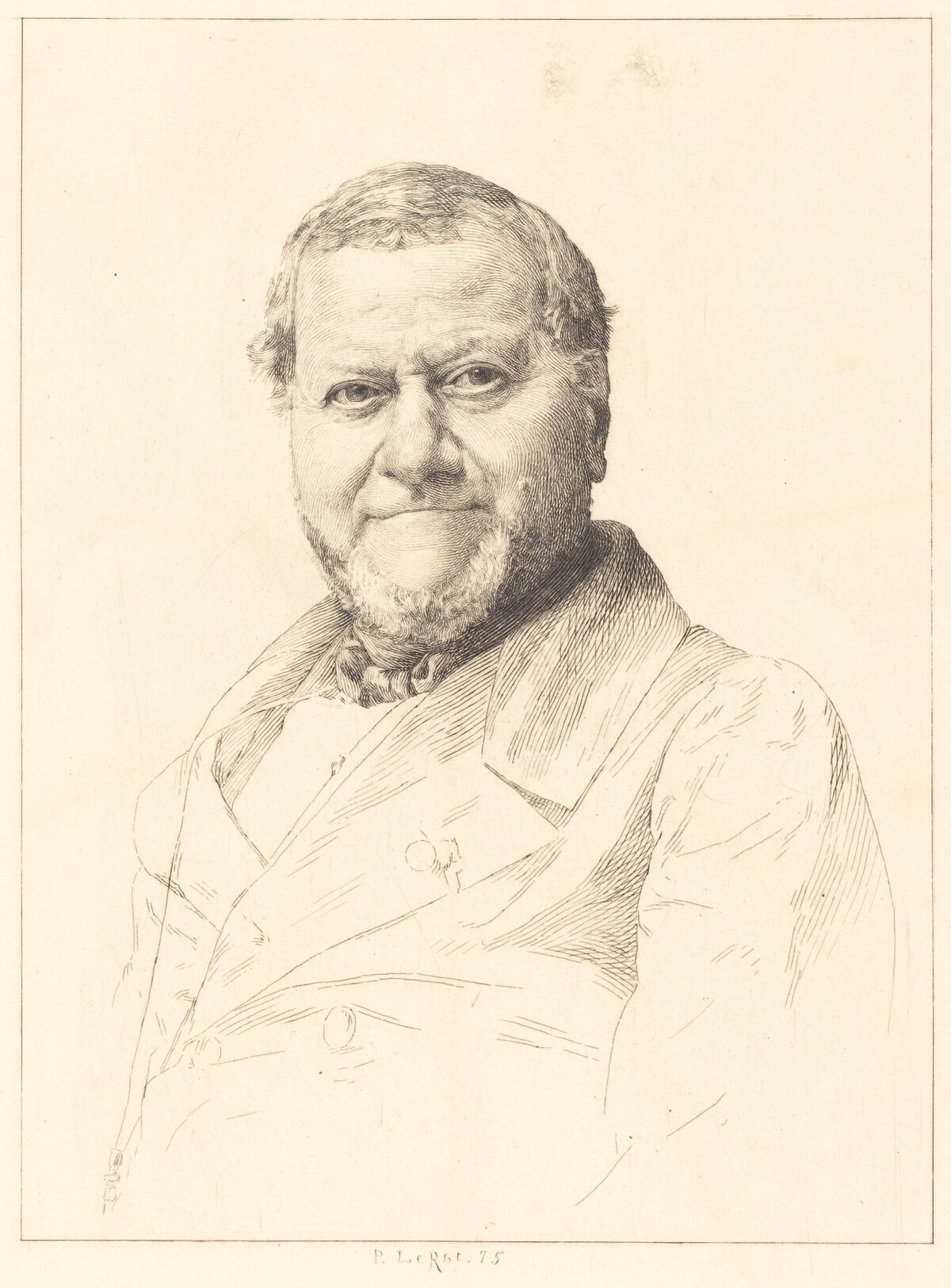 Portrait of a Man by P. le Robert