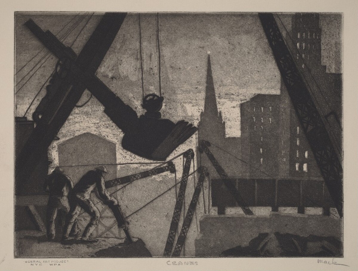 Cranes by Harry Francis Mack