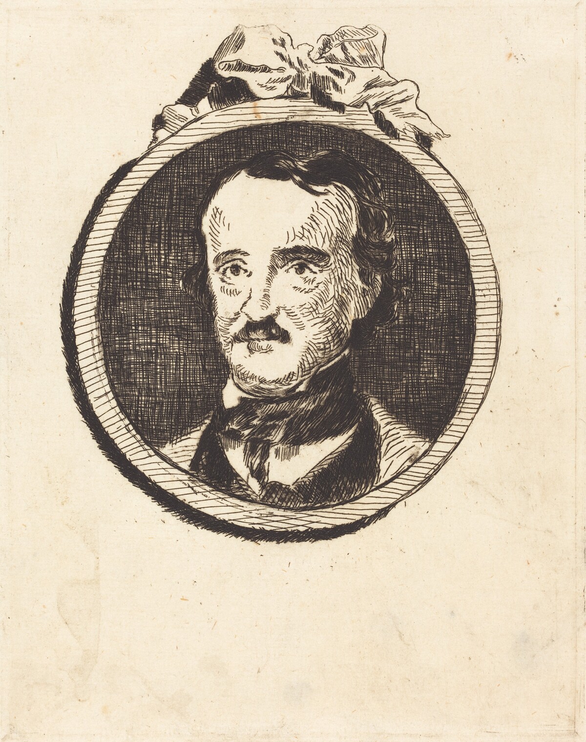 Edgar Poe by Edouard Manet
