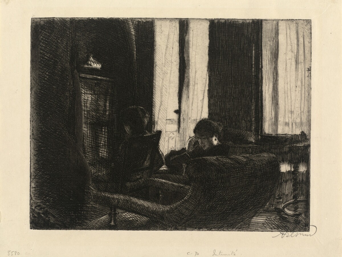 Intimacy (Intimité) by Albert Besnard