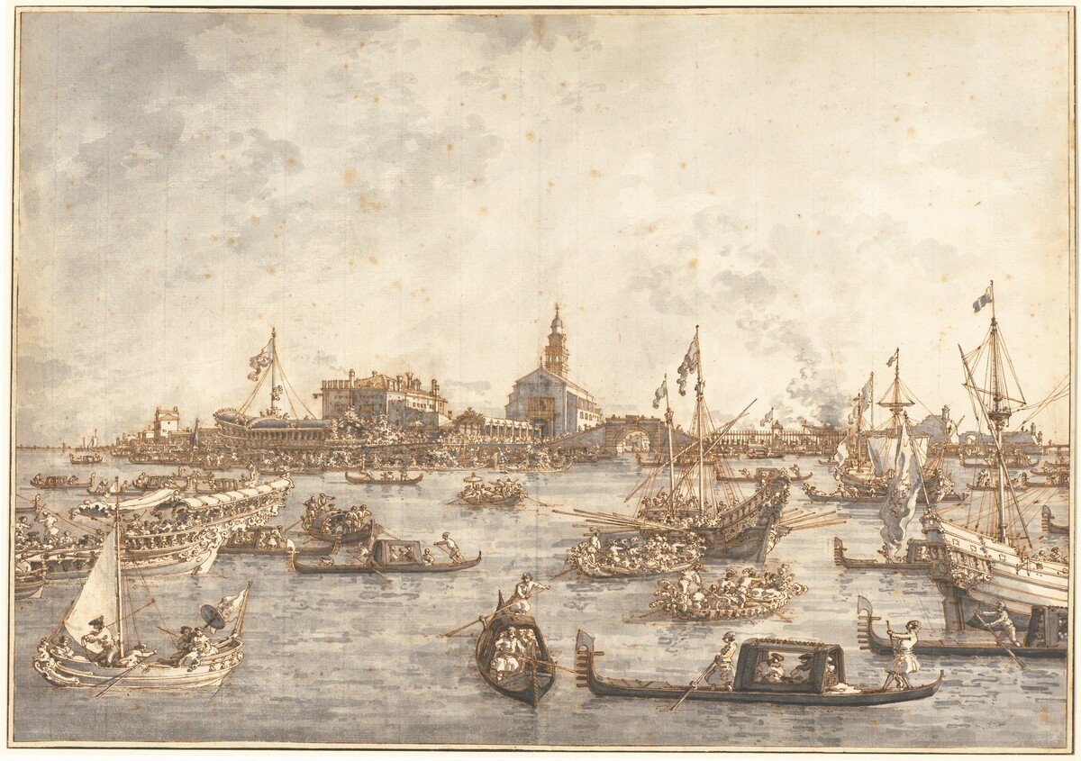 Ascension Day Festival at Venice by Canaletto
