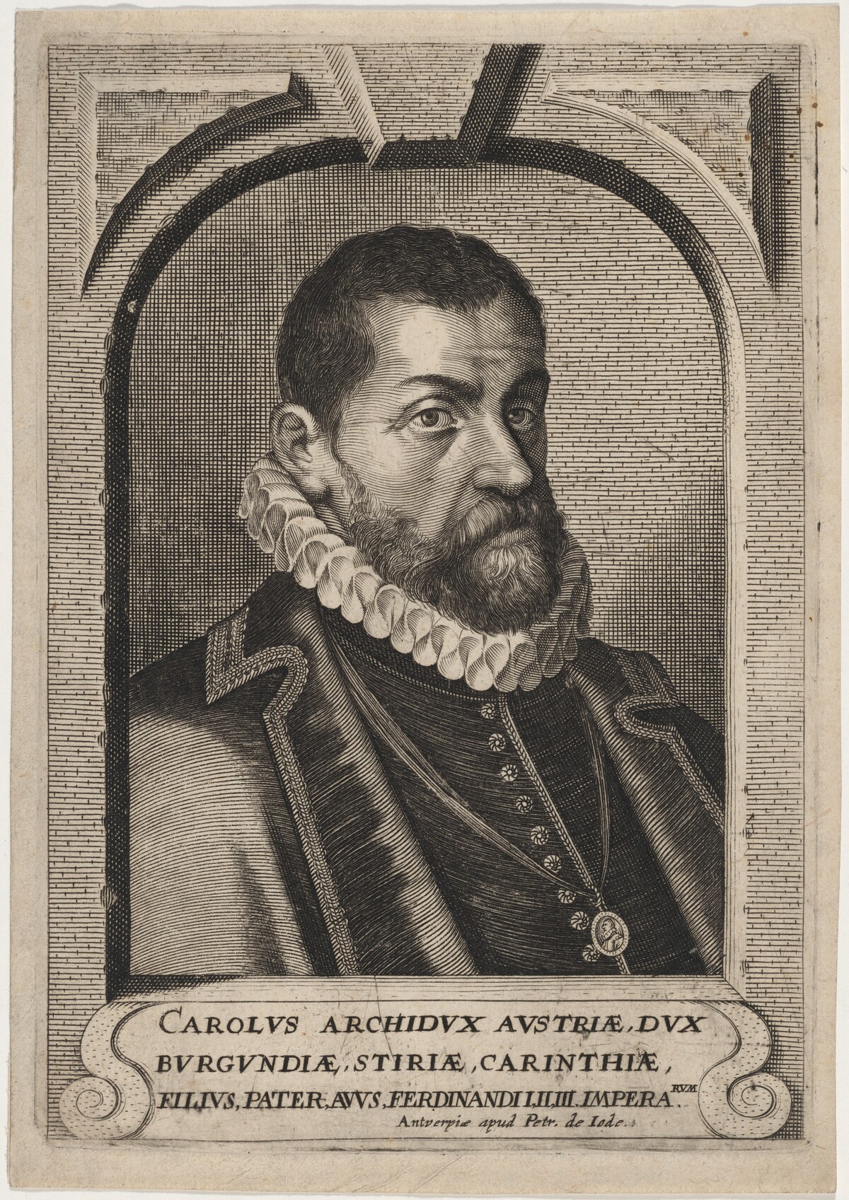 Charles, Archduke of Austria by Pieter de Jode II
