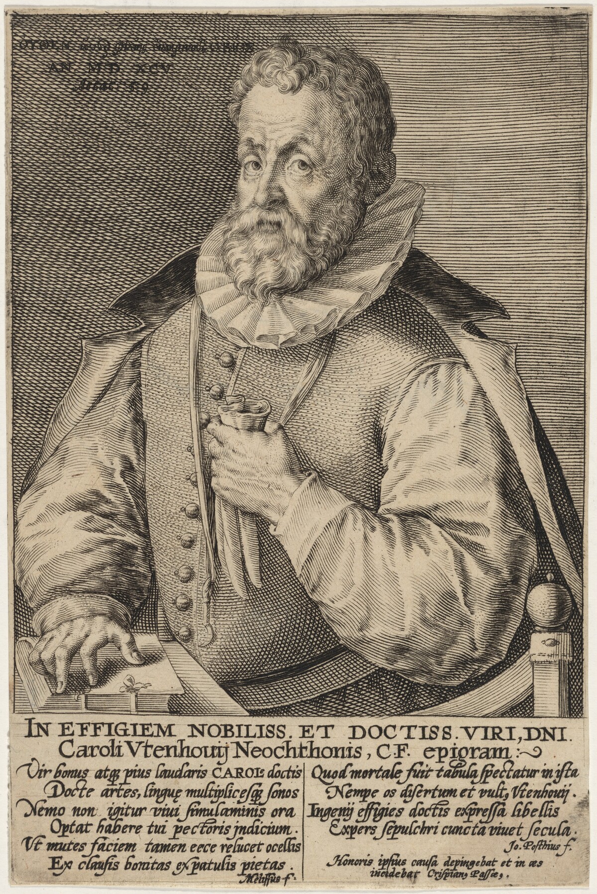 Carolus van Utenhoven by Crispijn de Passe I