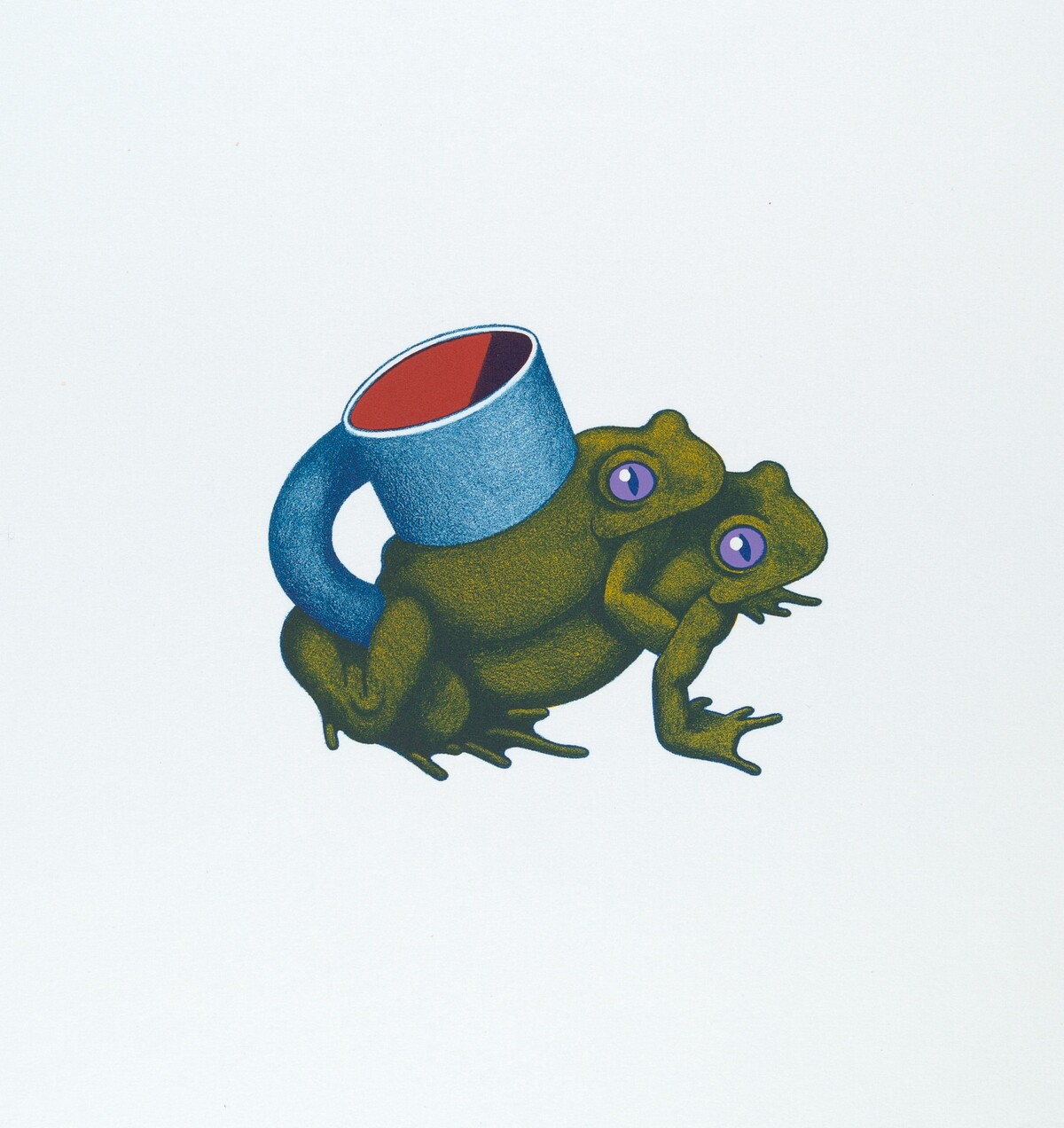 Double Frog Cup by Ken Price