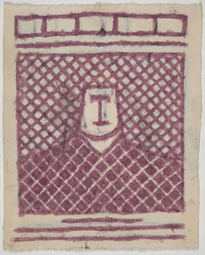 Untitled (Patterned Figure) [recto]