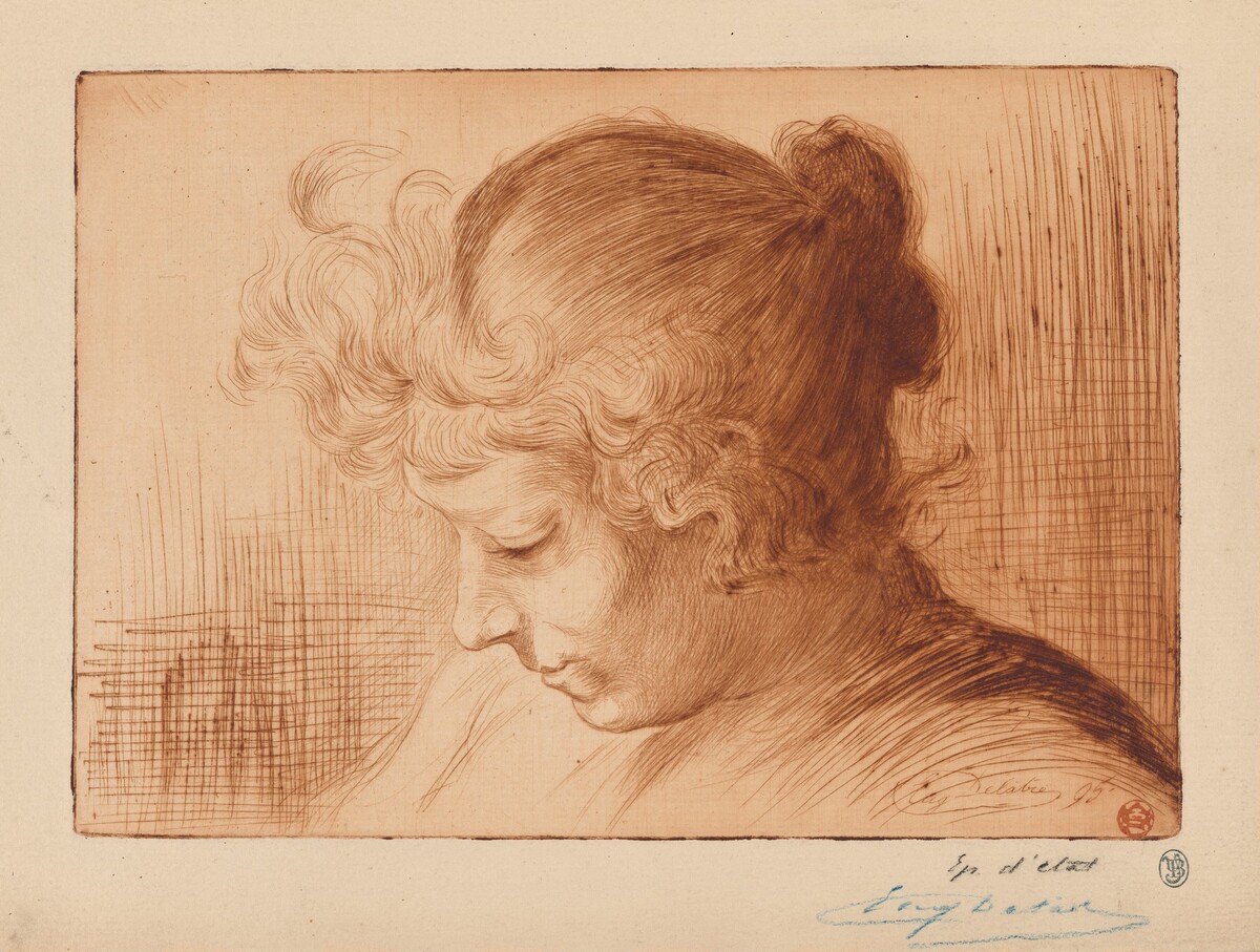 Portrait of Madame Delâtre by Eugène Delâtre