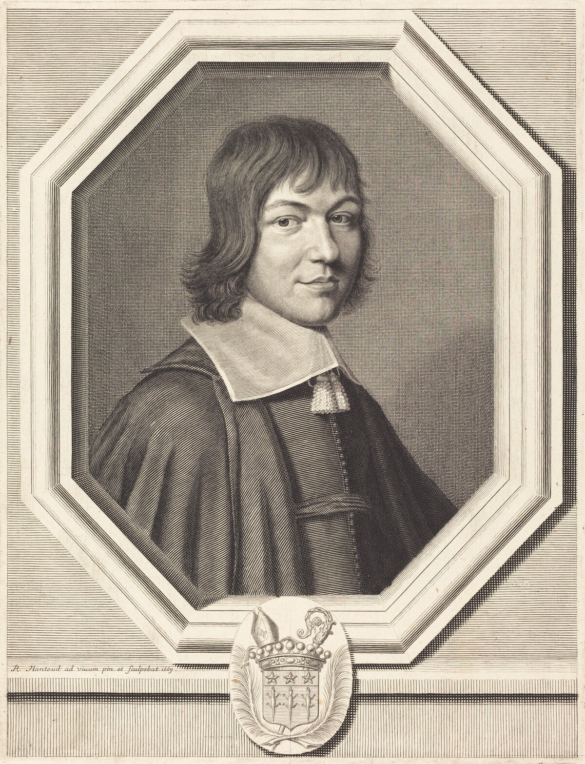 Charles-Maurice Le Tellier by Robert Nanteuil