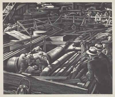 Untitled (Laying Pipe in New York City)