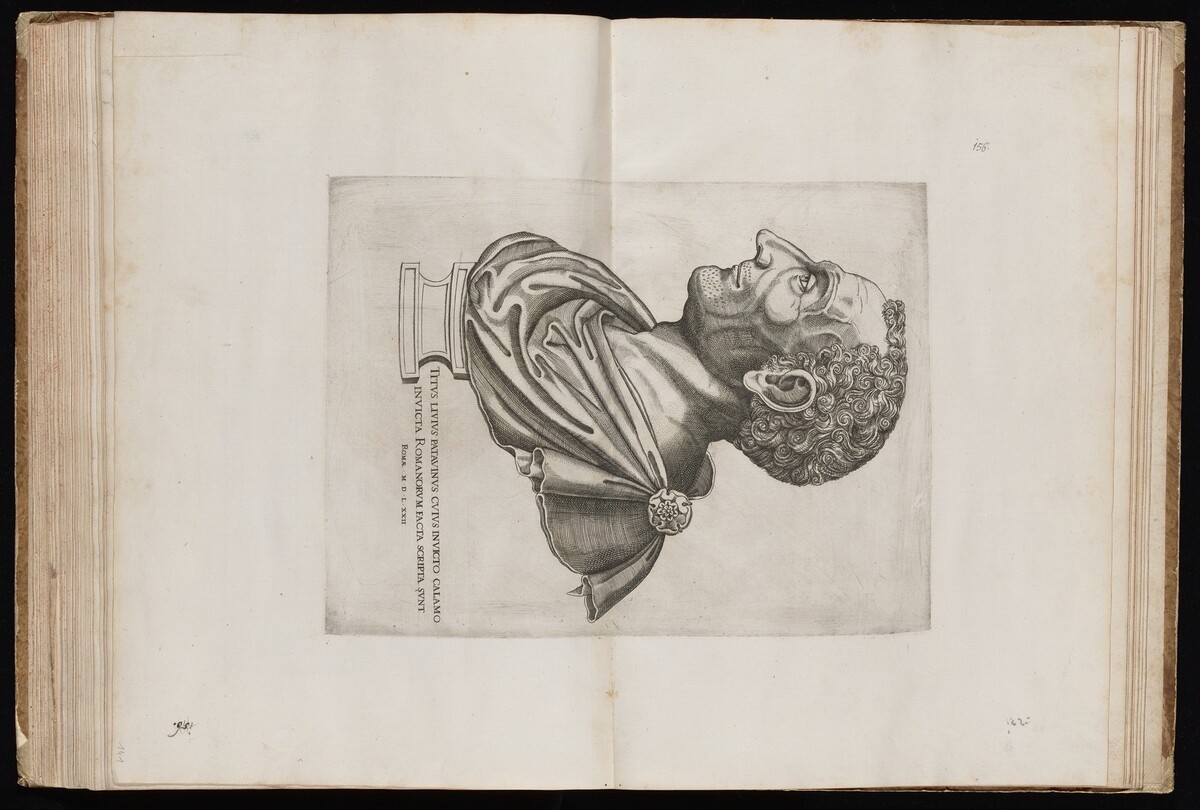 Bust of Livy by Italian 16th Century, after Nicolas Beatrizet
