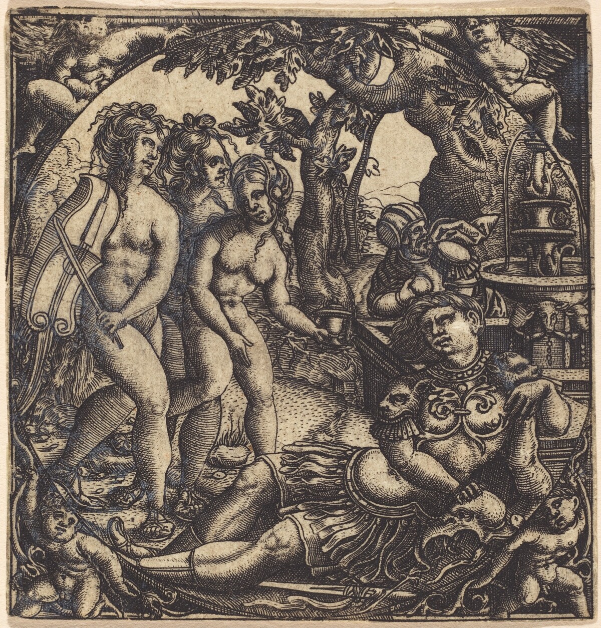 The Judgment of Paris by French 16th Century