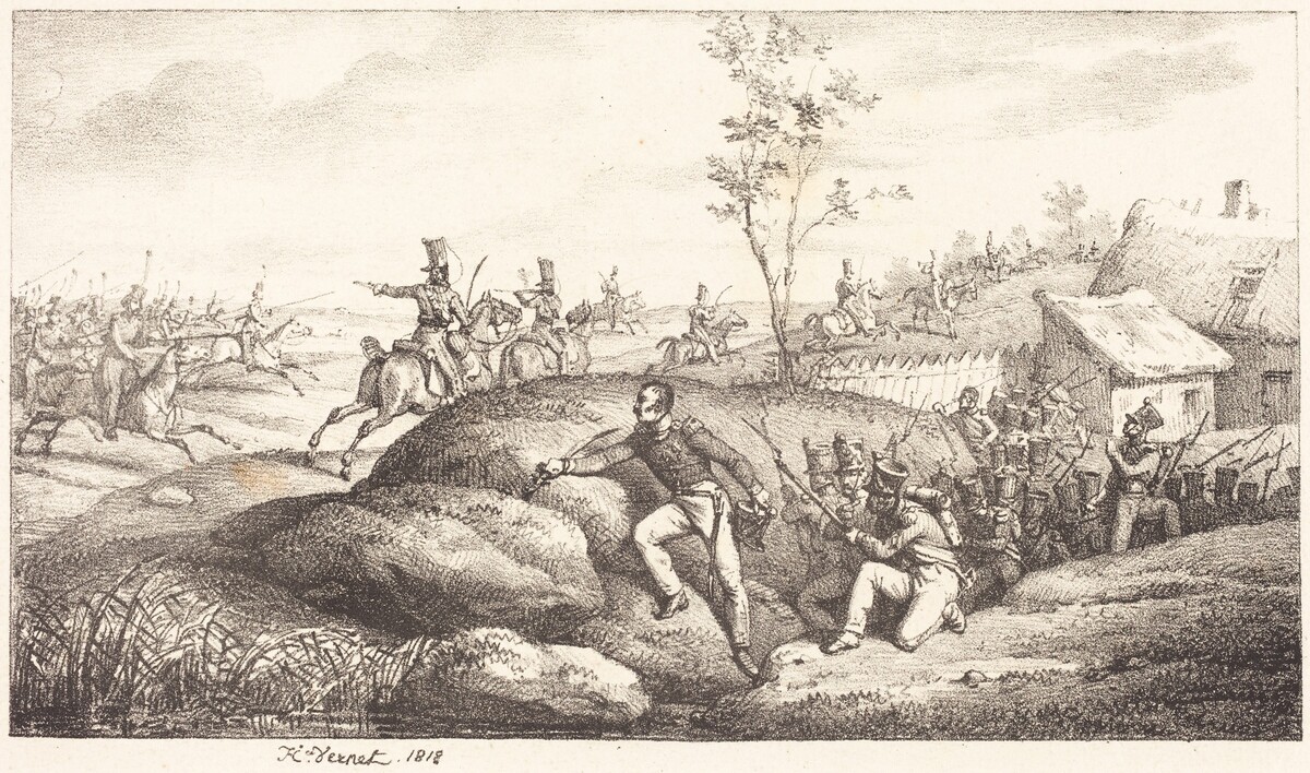 Infantry Ambush against the Cosacks by Horace Vernet