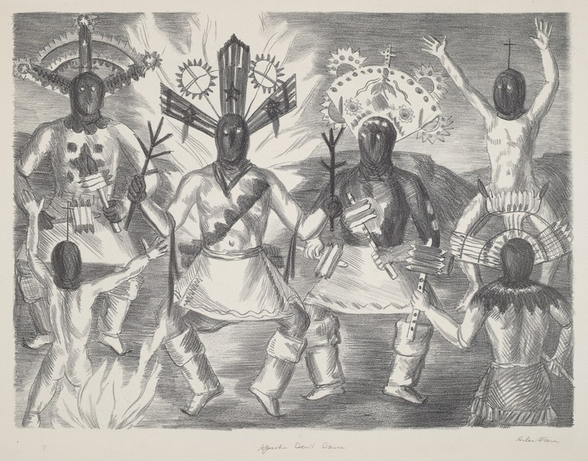 Apache Devil Dance by Helen Farr Sloan