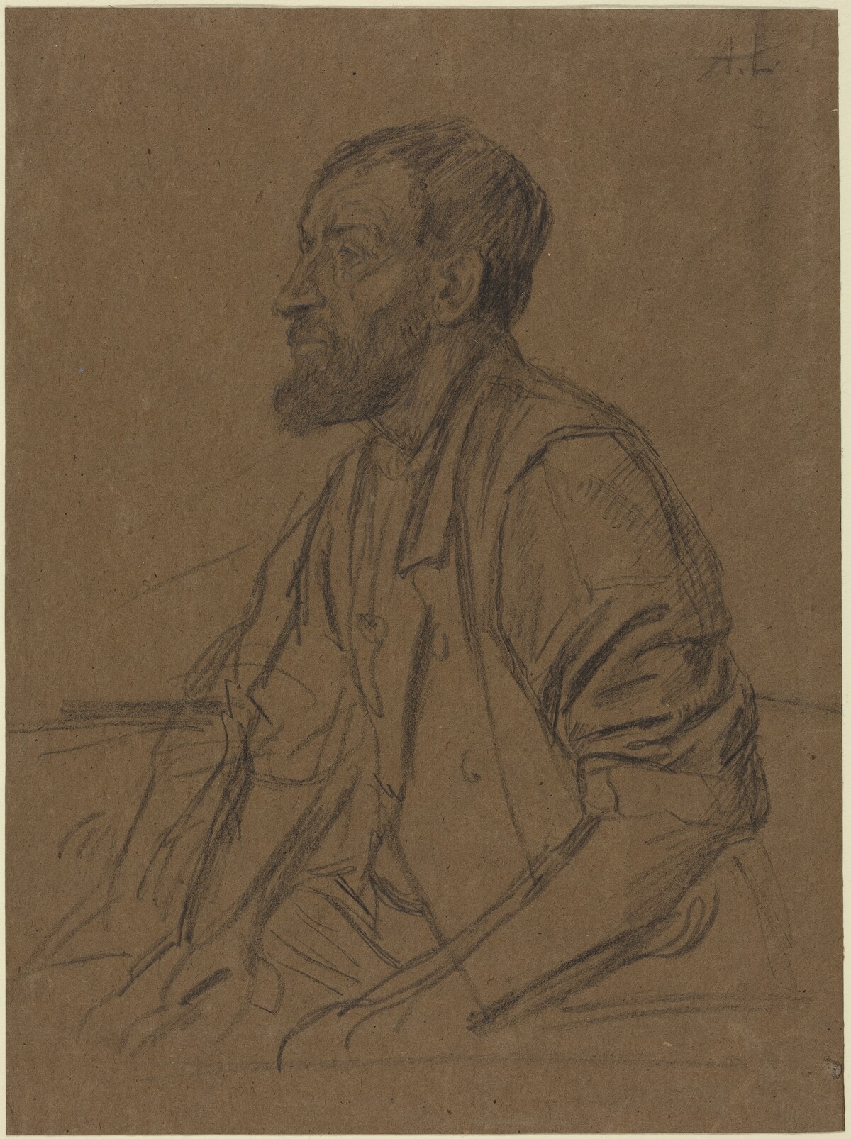 Study of a Workman by Alphonse Legros