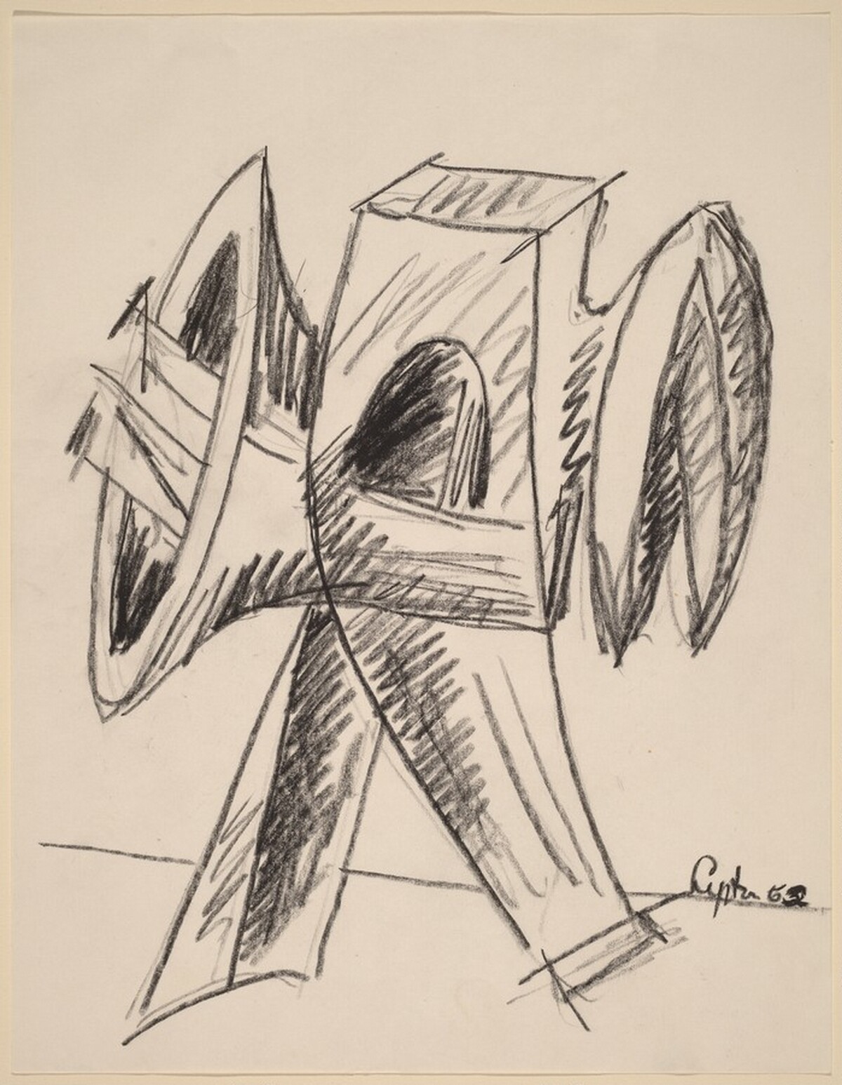 Study for "Archangel" by Seymour Lipton