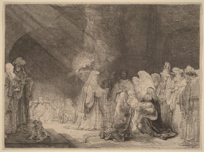 The Presentation in the Temple: Oblong Print