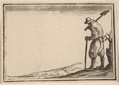 Peasant with Shovel on His Shoulder