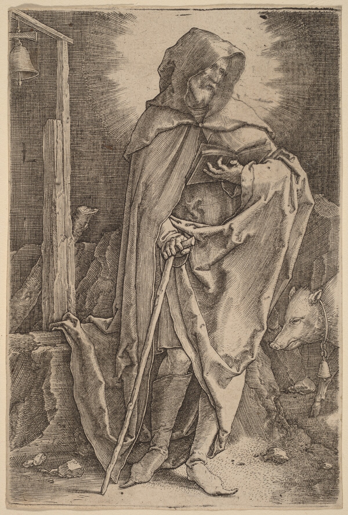 Saint Anthony by Lucas van Leyden