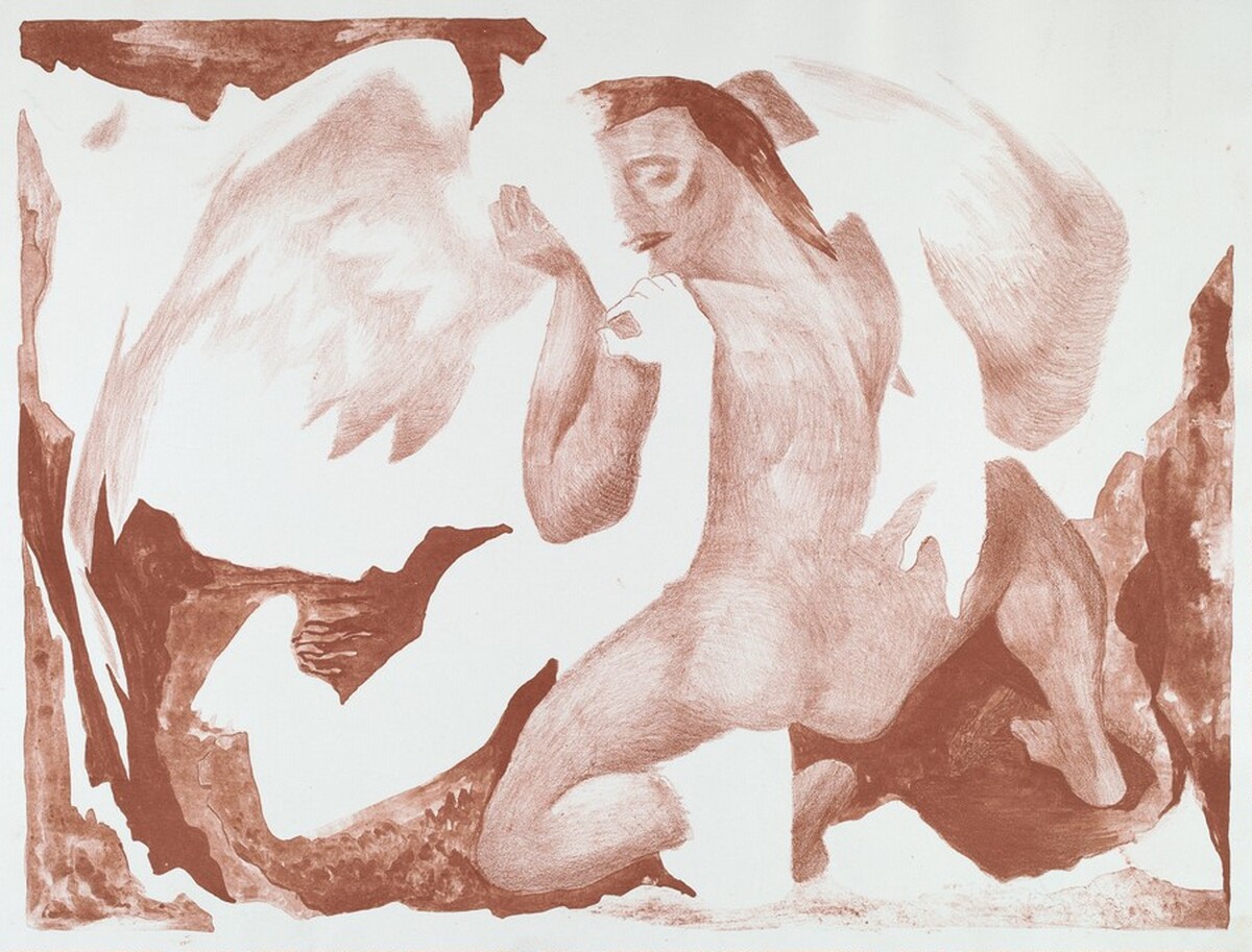 Jacob and the Angel by Benton Murdoch Spruance