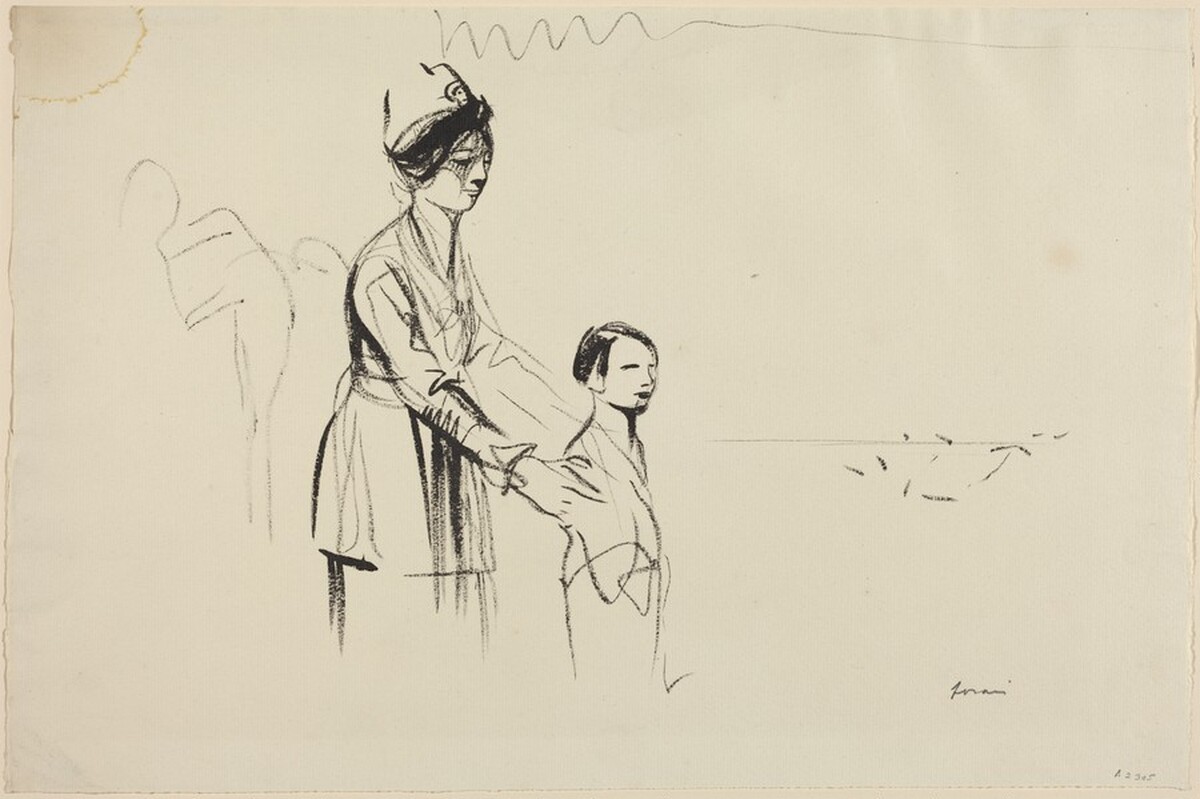 Nurse and Child by Jean-Louis Forain