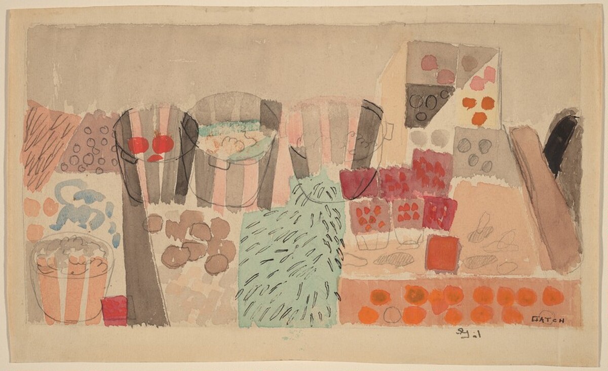 Vegetable Stand by Lee Gatch