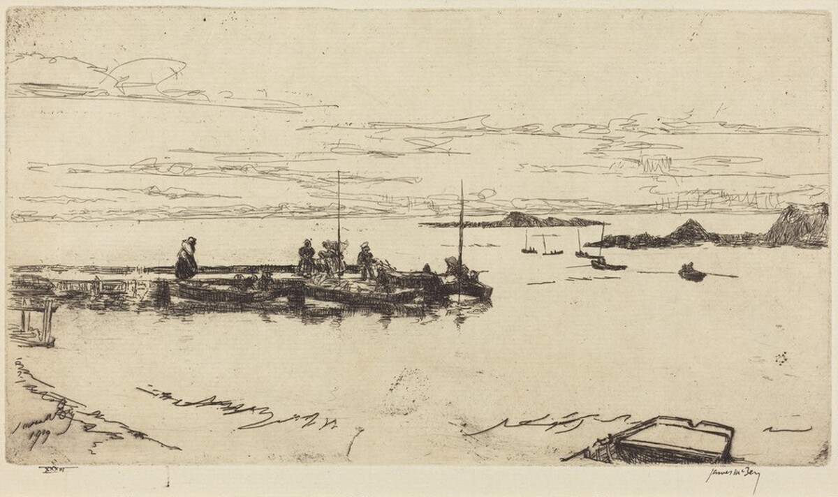 Morning, Catterline by James McBey