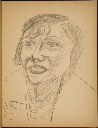 Bildnis Berta Drews-George (Portrait of Berta Drews-George) [p. 9]
