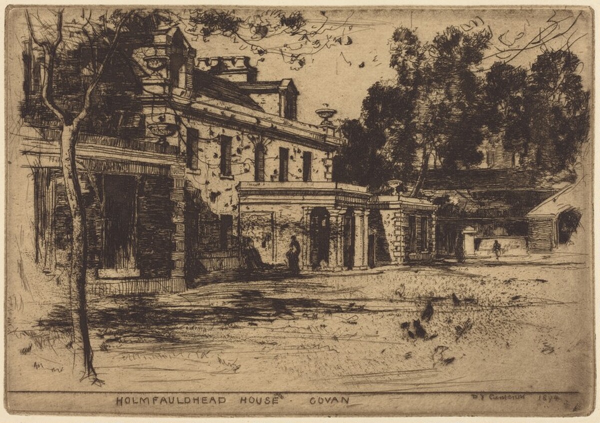 Holmfauldhead House, Govan by David Young Cameron