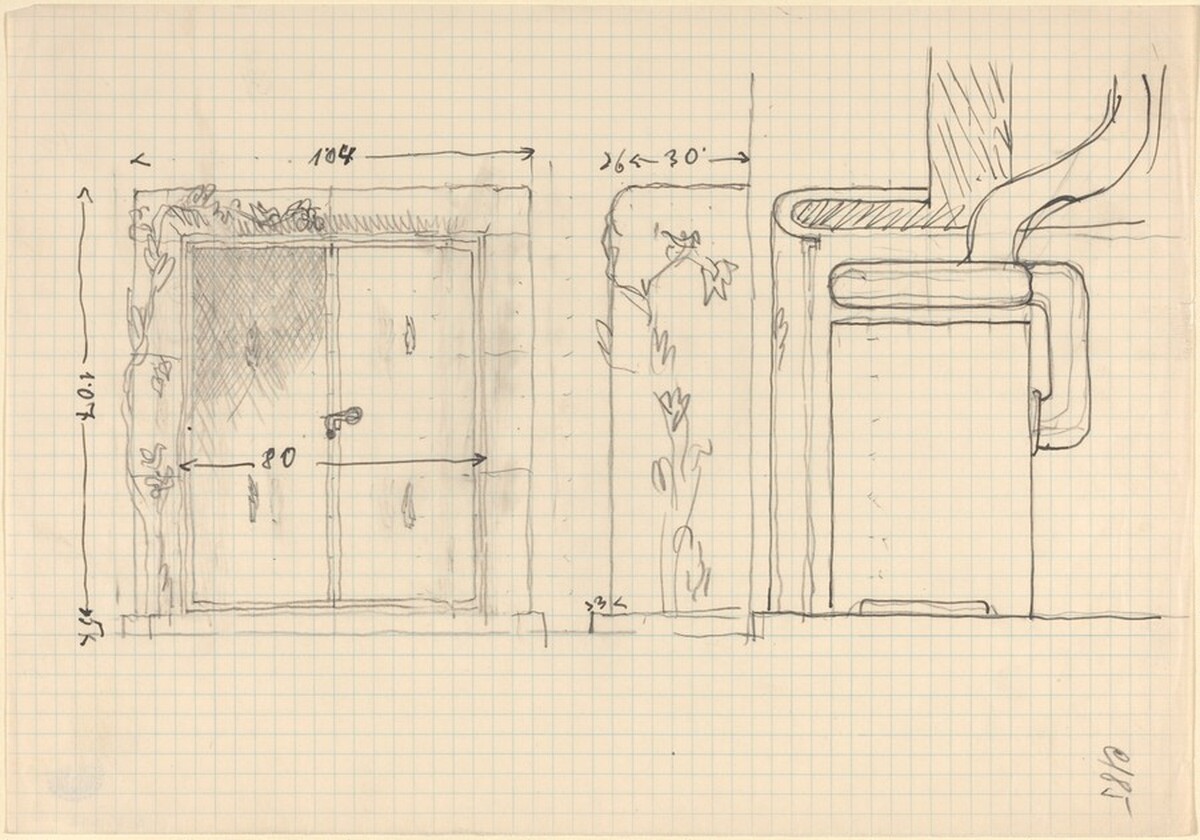Design for a Window and Other Studies by Josef Hoffmann