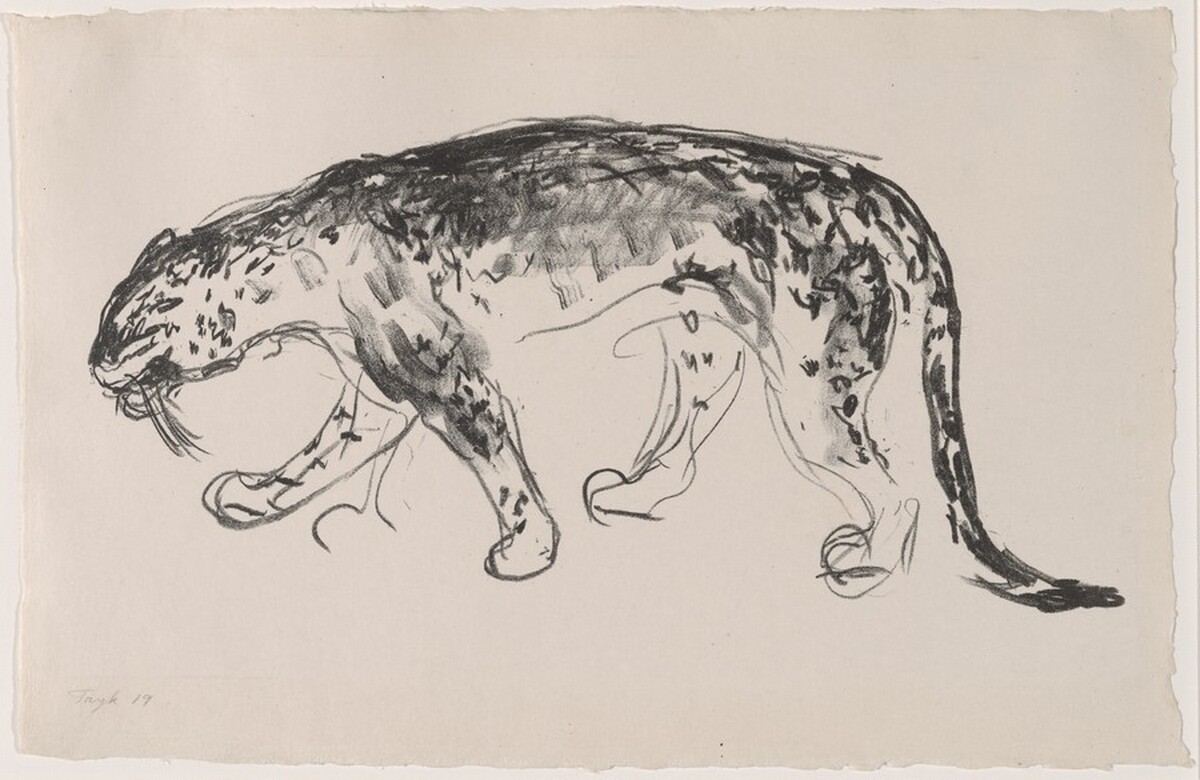 Stalking Panther (The Leopard) by Edvard Munch