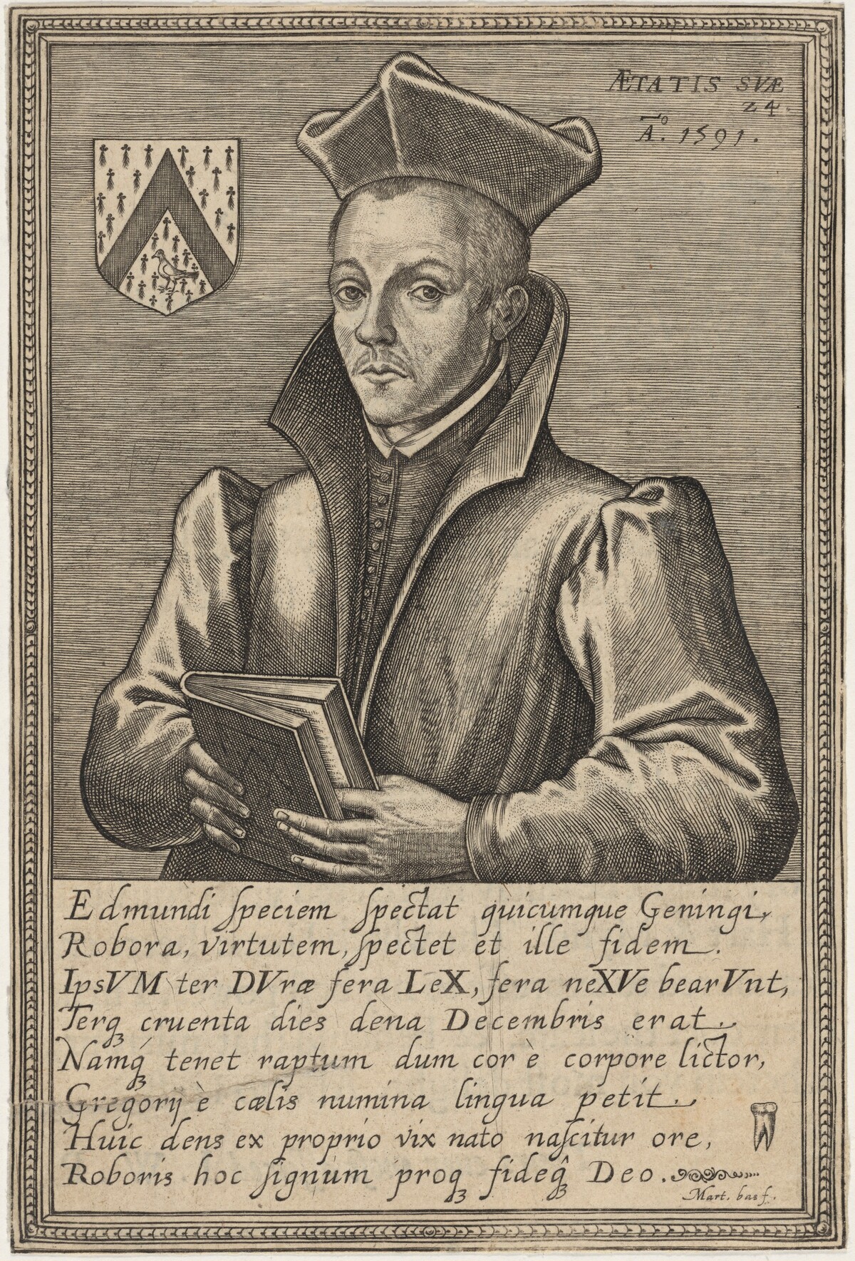Edmund Geninges, Catholic Priest by Martin Baes