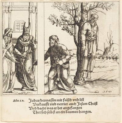 Judas Returns the Thirty Pieces of Silver