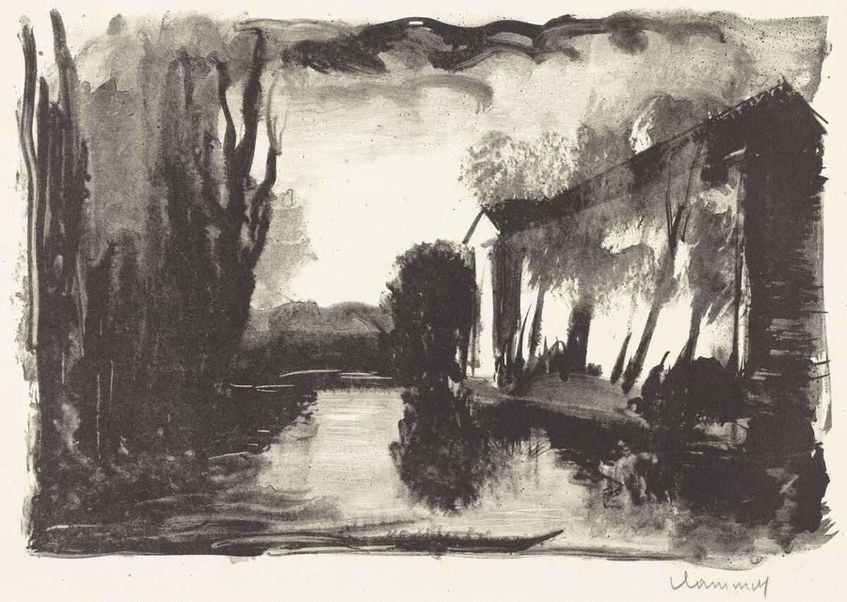 Twilight (Crépuscule) by Maurice de Vlaminck