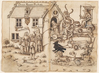 "Do Not Turn Back When You Arrive at the End" [fol. 26 verso / 27 recto]