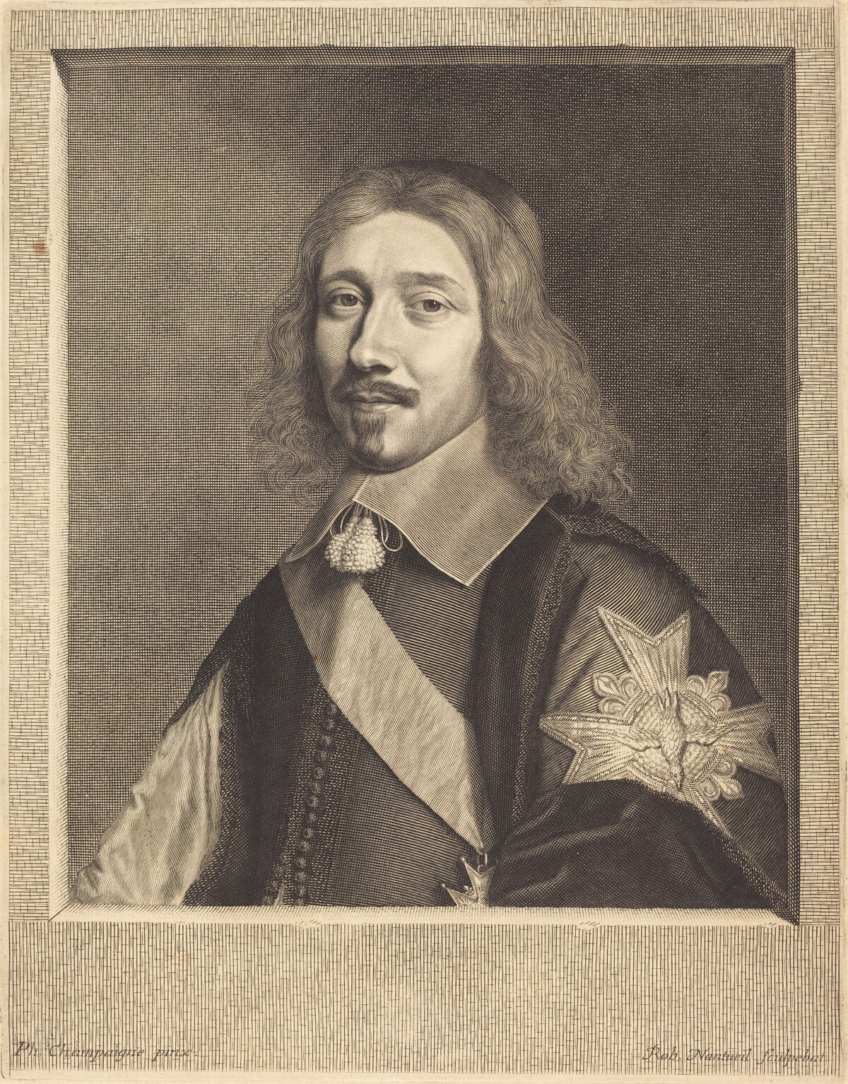 Chancellor Michel Le Tellier by Robert Nanteuil after Philippe de Champaigne