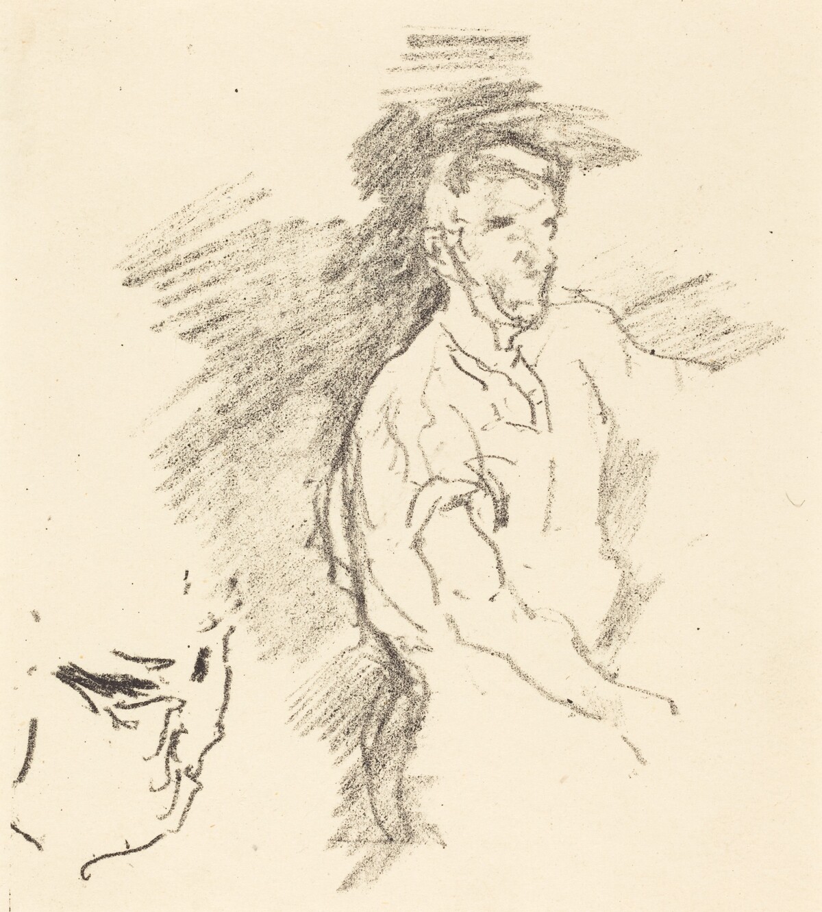 Sketch of a Blacksmith by James McNeill Whistler