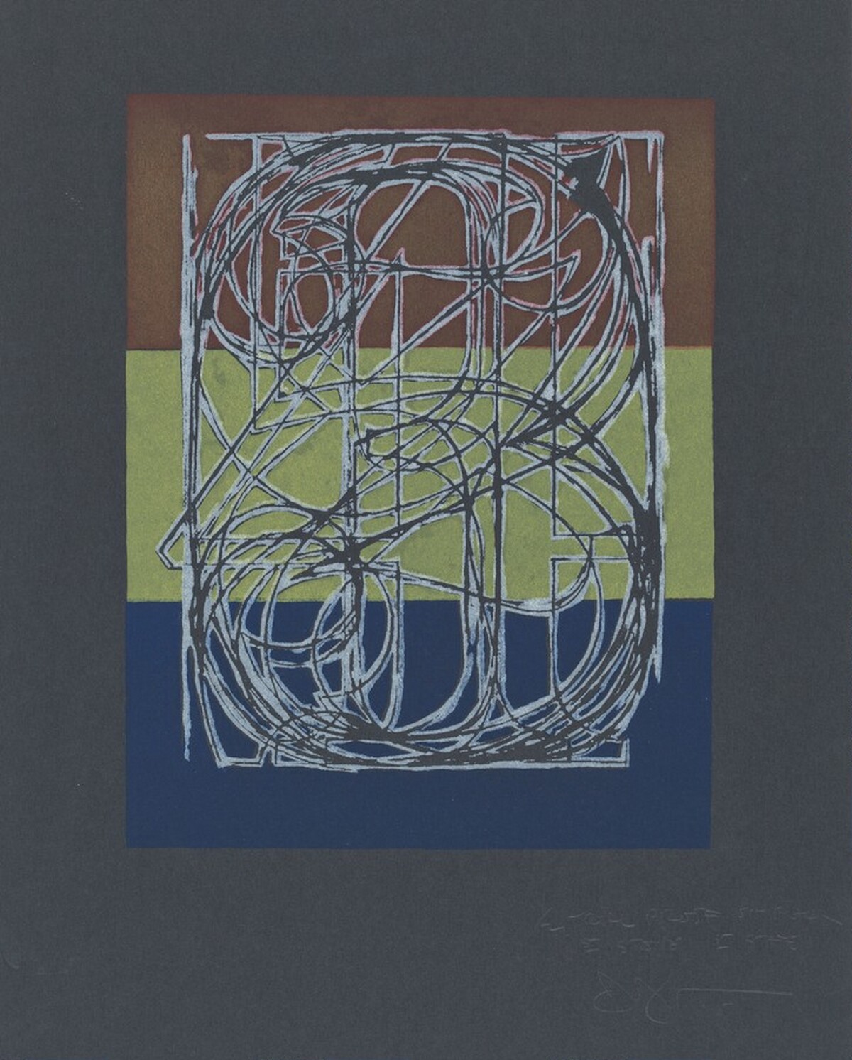 0 through 9 [trial proof] by Jasper Johns