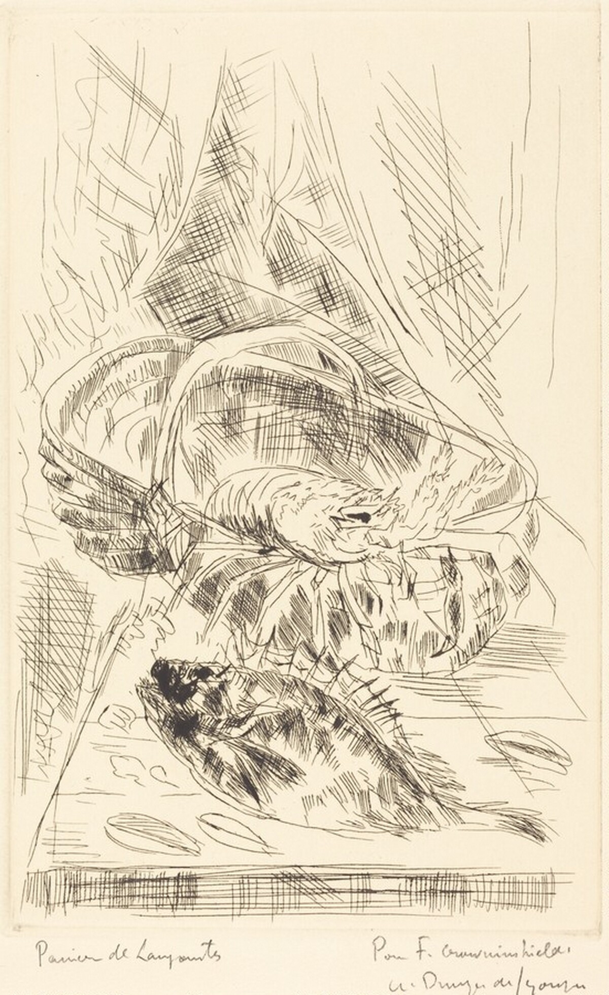 Panier de Langoustes by André Dunoyer de Segonzac